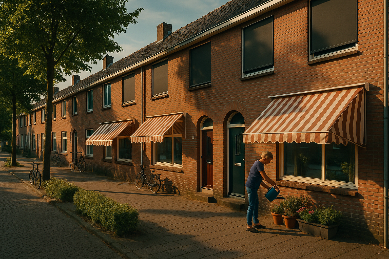 Zonwering voor Eindhovense tussenwoning