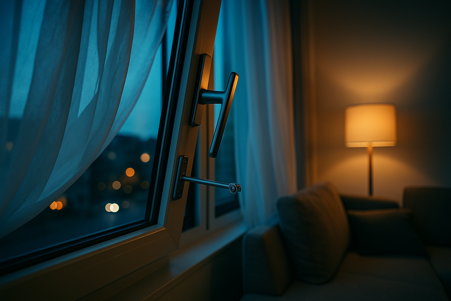 Installatie kierstandhouder op raam