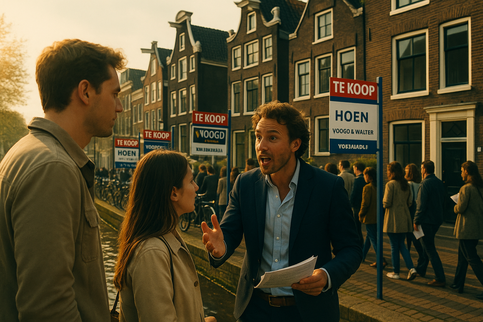 Makelaar Amsterdam in oververhitte huizenmarkt