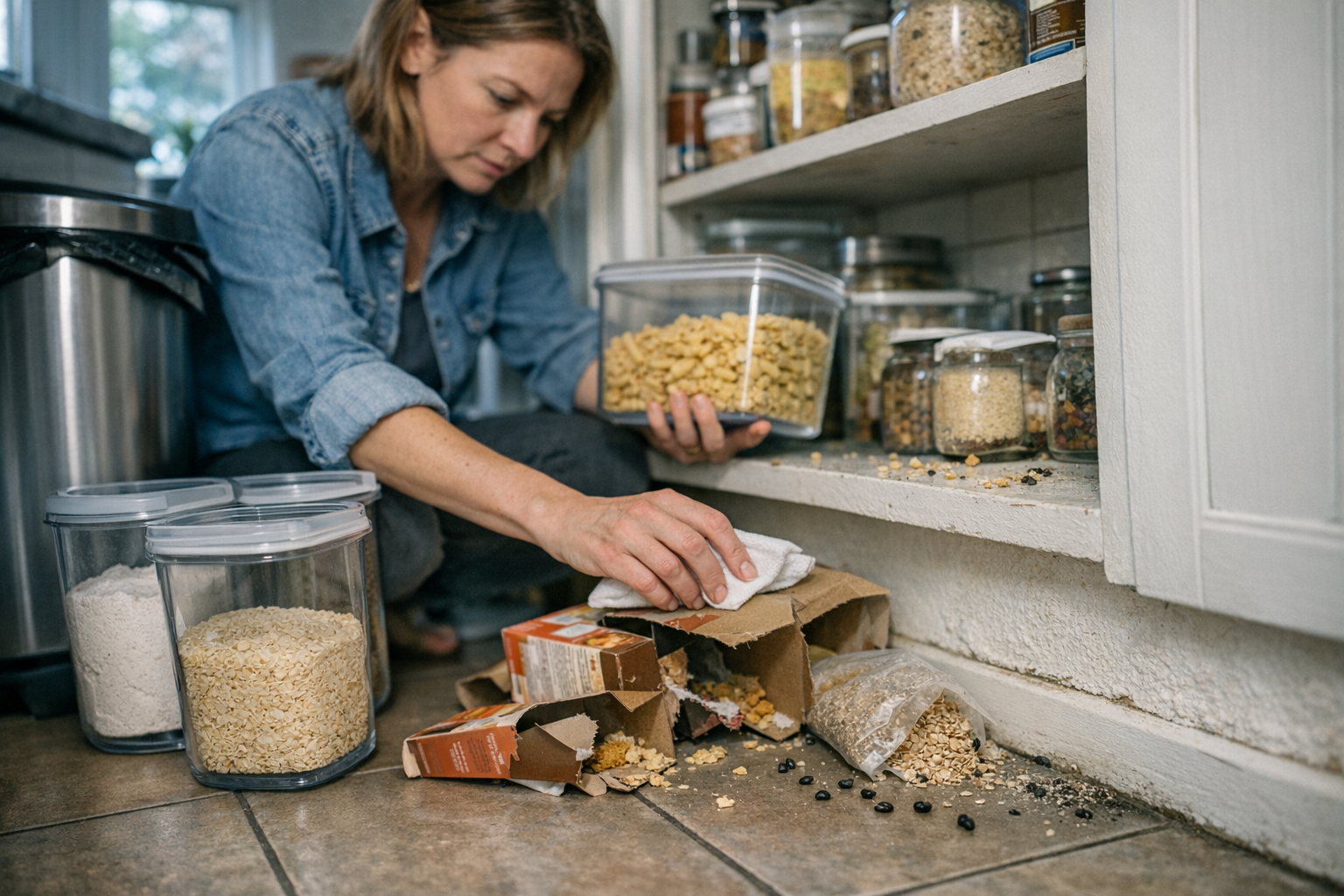 Schoonmaak- en opbergfouten die muizen aantrekken