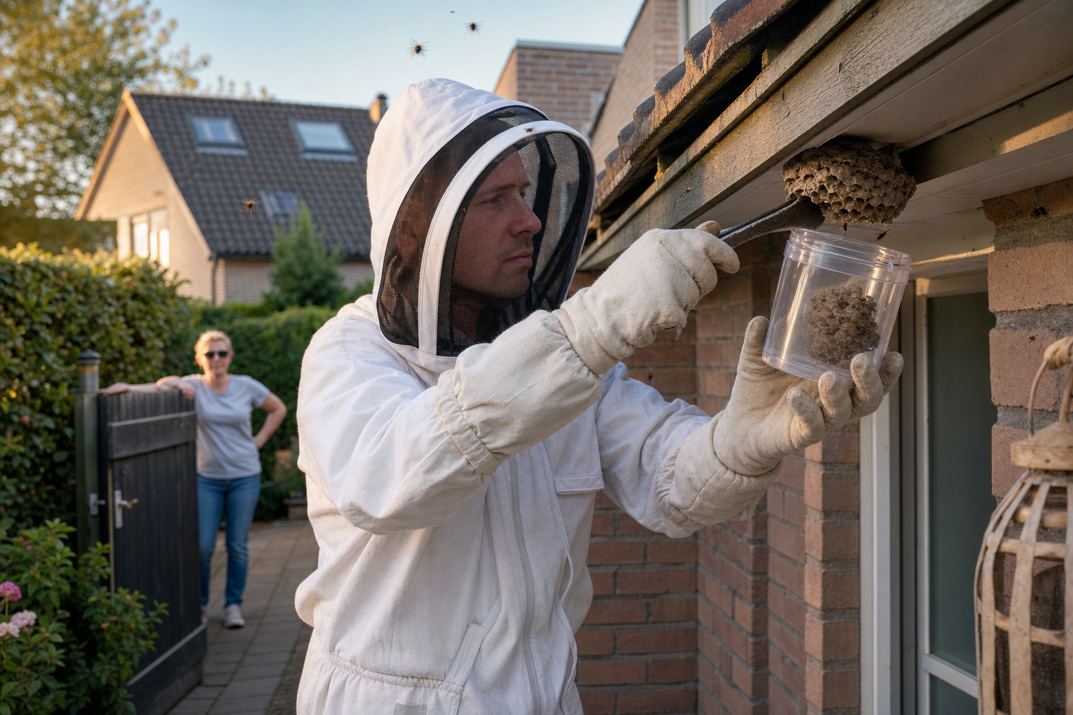 Wespennest verwijderen veiligheid