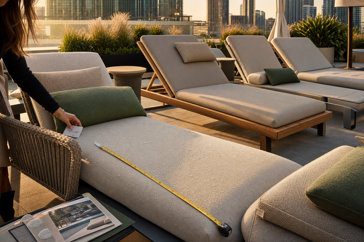 Luxe loungebed voor tuin of terras