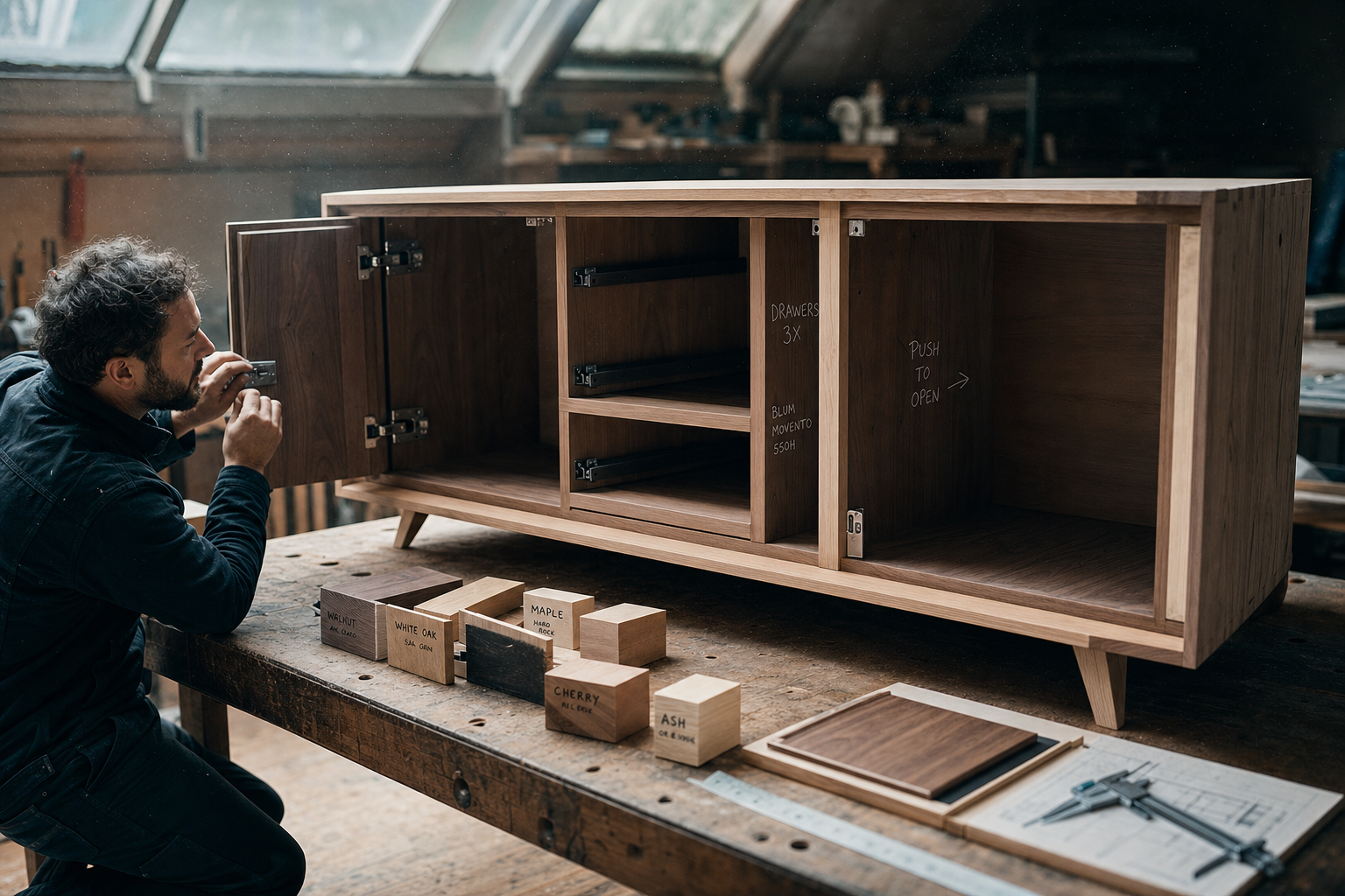 Dressoir indeling en afwerking opties